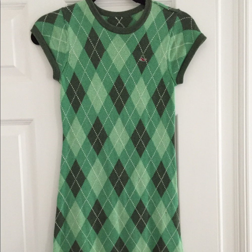 Vineyard Vines Green T-Shirt Dress